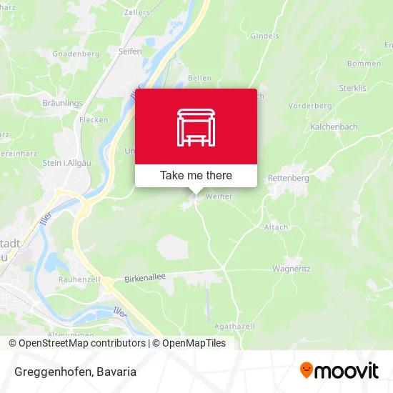 Greggenhofen map