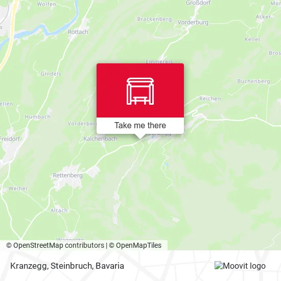 Карта Kranzegg, Steinbruch