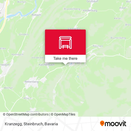 Карта Kranzegg, Steinbruch