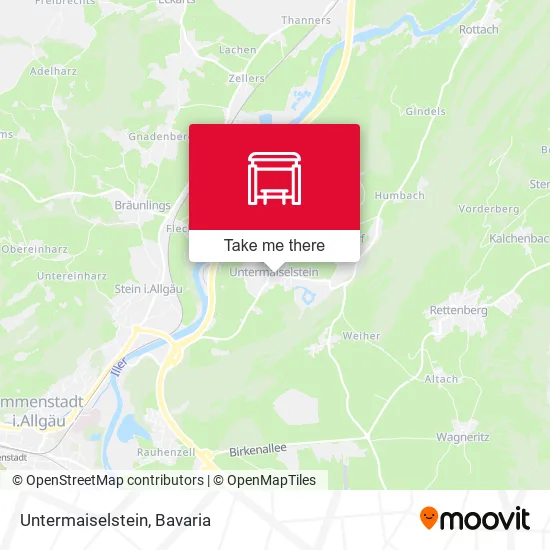 Карта Untermaiselstein