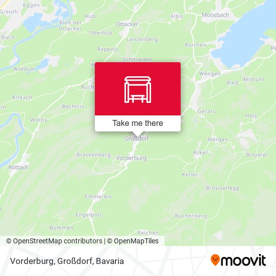 Vorderburg, Großdorf map