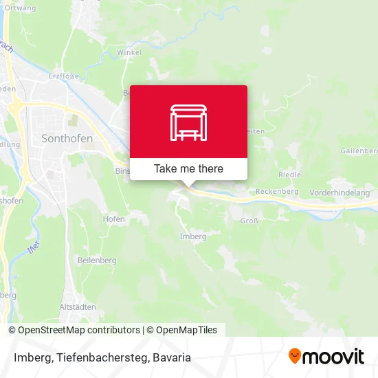 Карта Imberg, Tiefenbachersteg