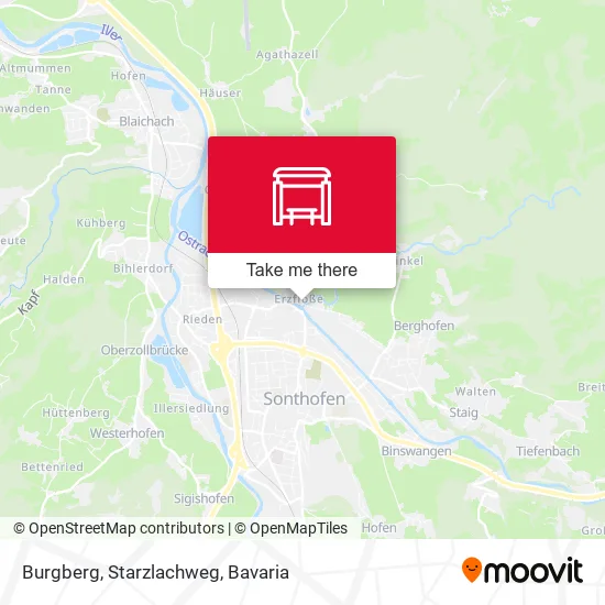 Карта Burgberg, Starzlachweg