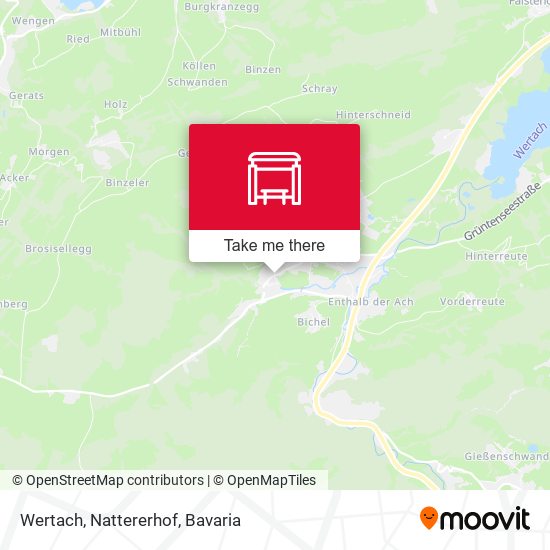 Карта Wertach, Nattererhof