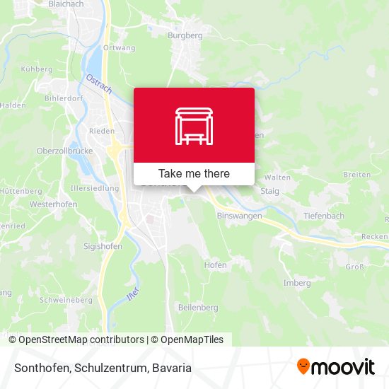 Sonthofen, Schulzentrum map