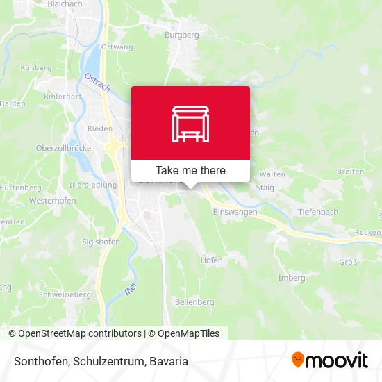 Карта Sonthofen, Schulzentrum
