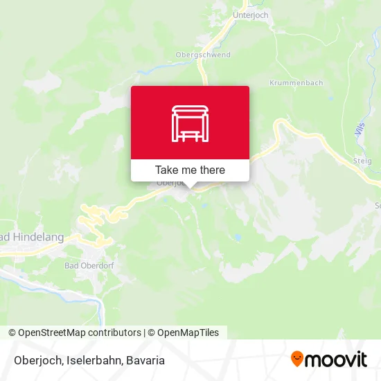 Карта Oberjoch, Iselerbahn