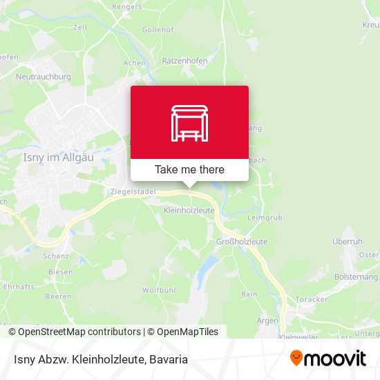Isny Abzw. Kleinholzleute map