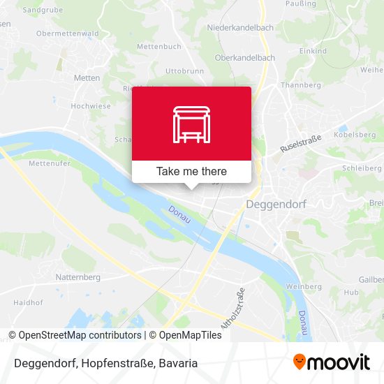 Deggendorf, Hopfenstraße map