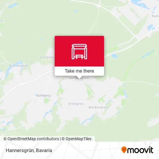 Карта Hannersgrün