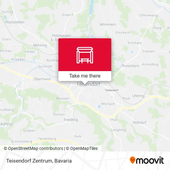 Карта Teisendorf Zentrum