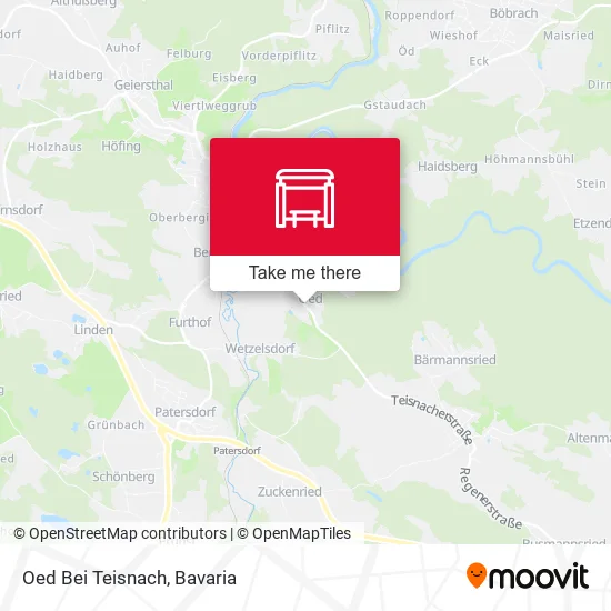 Карта Oed Bei Teisnach