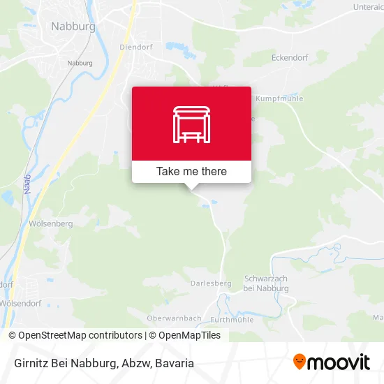 Карта Girnitz Bei Nabburg, Abzw