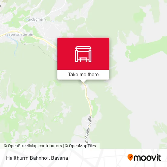 Карта Hallthurm Bahnhof