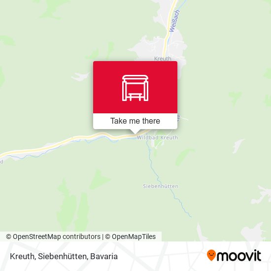 Kreuth, Siebenhütten map