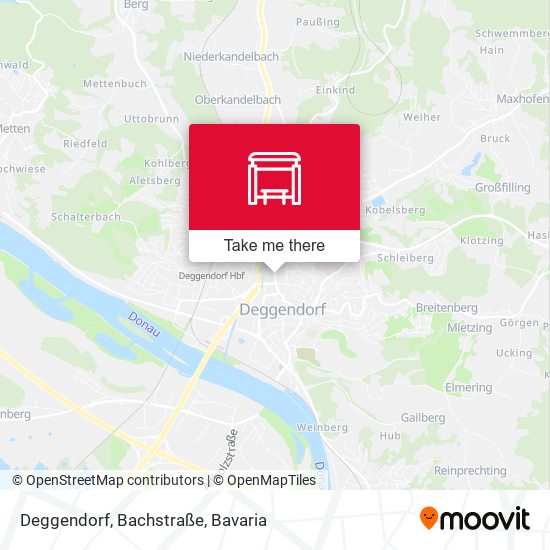 Deggendorf, Bachstraße map
