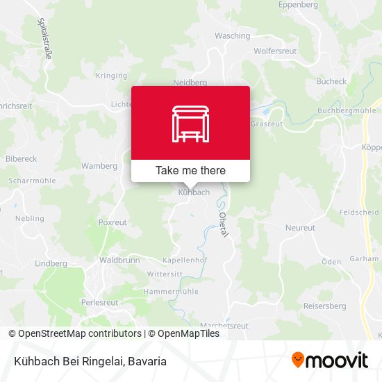 Kühbach Bei Ringelai map