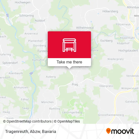 Карта Tragenreuth, Abzw