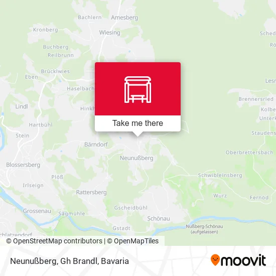 Карта Neunußberg, Gh Brandl
