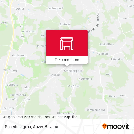 Карта Scheibelsgrub, Abzw