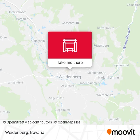 Карта Weidenberg