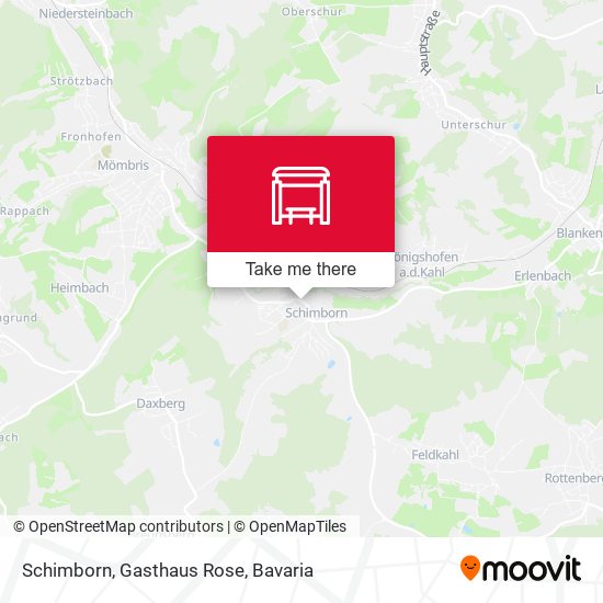 Schimborn, Gasthaus Rose map