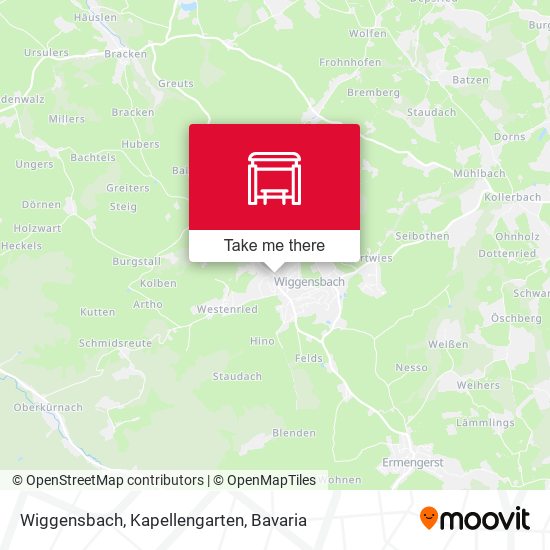 Wiggensbach, Kapellengarten map