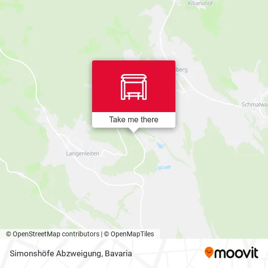 Карта Simonshöfe Abzweigung