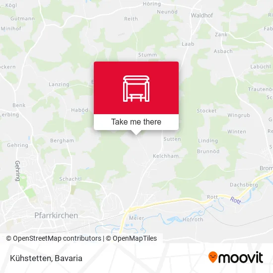 Карта Kühstetten