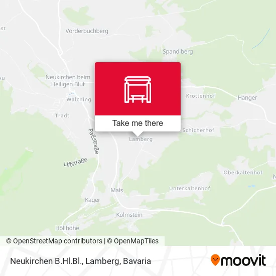 Карта Neukirchen B.Hl.Bl., Lamberg