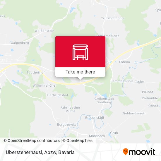 Übersteherhäusl, Abzw map