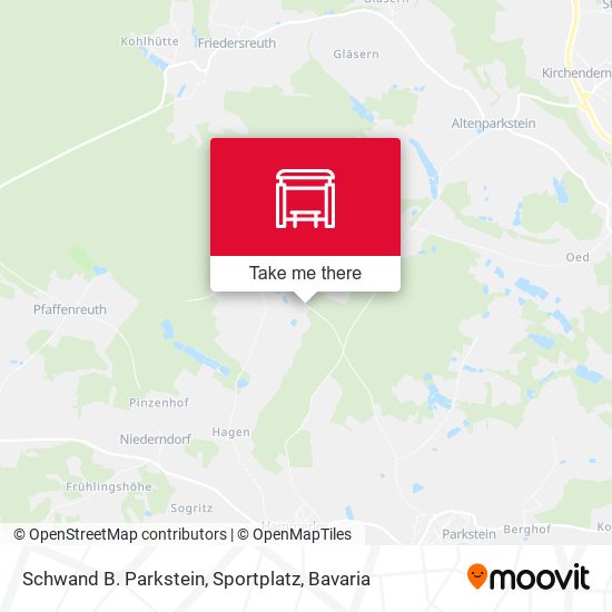 Schwand B. Parkstein, Sportplatz map