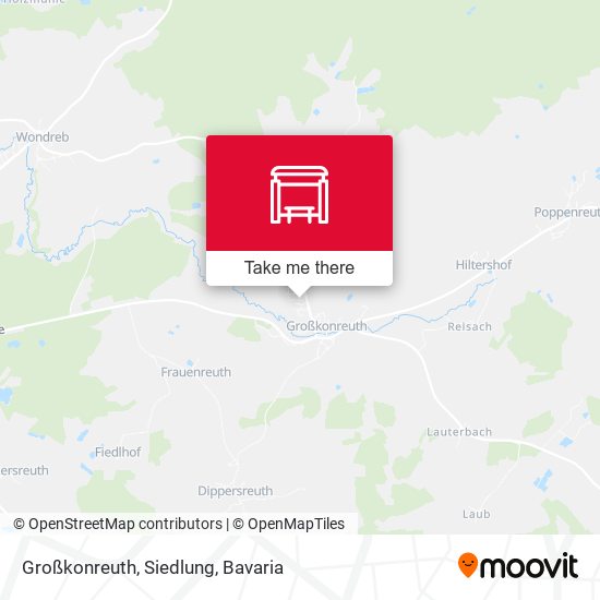 Großkonreuth, Siedlung map