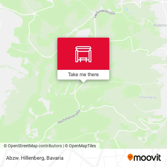 Карта Abzw. Hillenberg