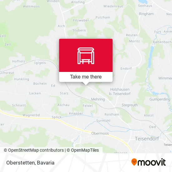 Карта Oberstetten