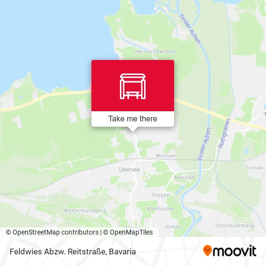 Карта Feldwies Abzw. Reitstraße