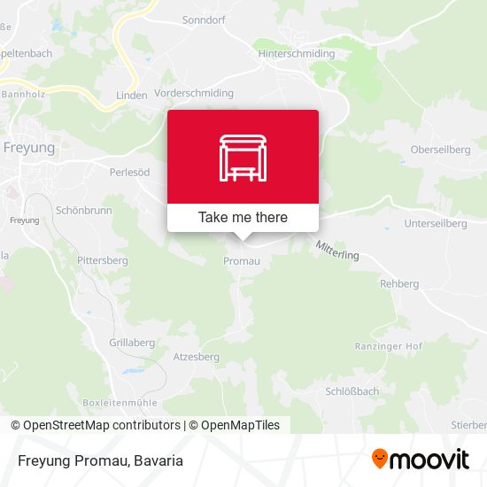 Карта Freyung Promau