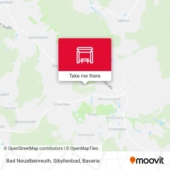 Карта Bad Neualbenreuth, Sibyllenbad