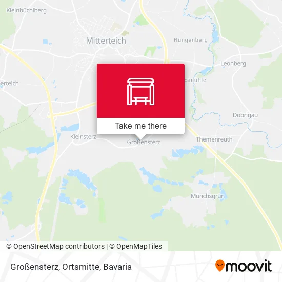 Карта Großensterz, Ortsmitte