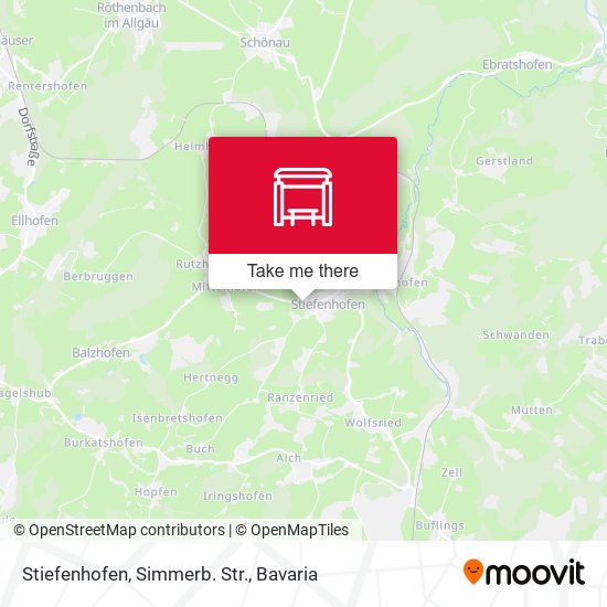 Stiefenhofen, Simmerb. Str. map