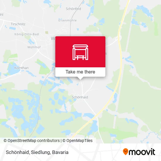 Карта Schönhaid, Siedlung