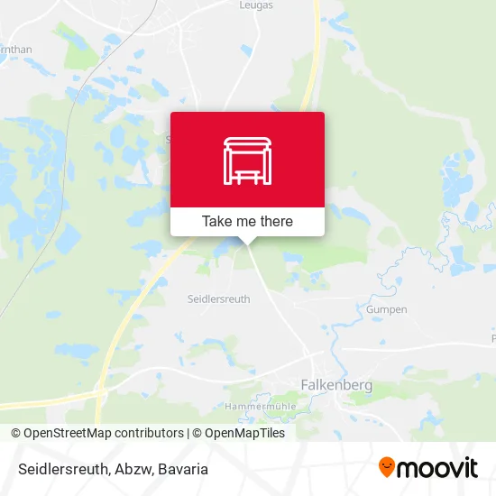 Карта Seidlersreuth, Abzw
