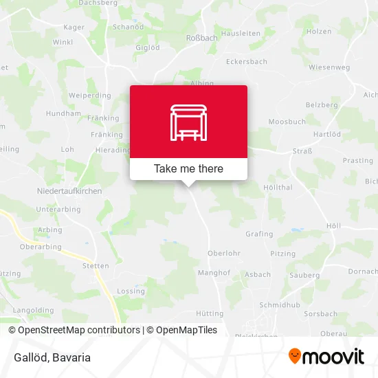 Карта Gallöd