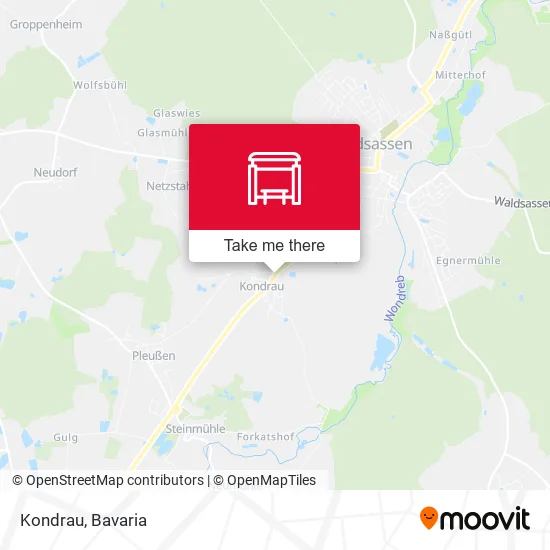 Карта Kondrau