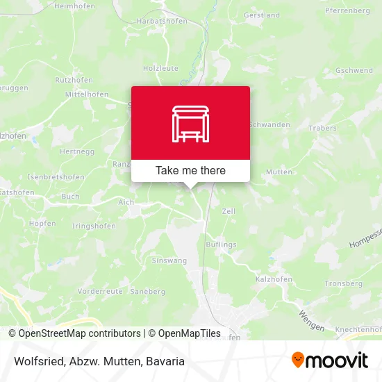 Карта Wolfsried, Abzw. Mutten