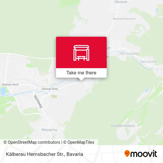 Карта Kälberau Hemsbacher Str.