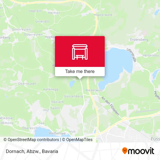 Карта Dornach, Abzw.