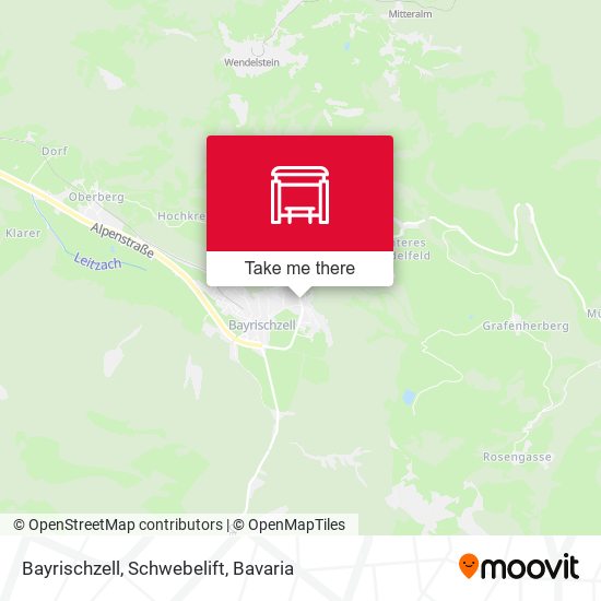 Bayrischzell, Schwebelift map