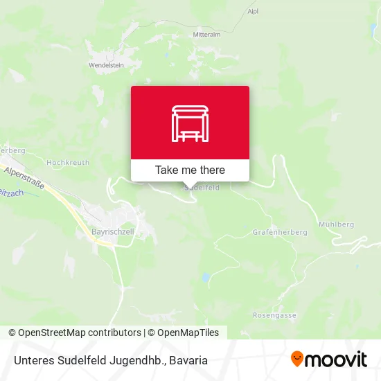 Карта Unteres Sudelfeld Jugendhb.