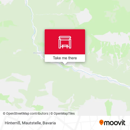 Карта Hinterriß, Mautstelle